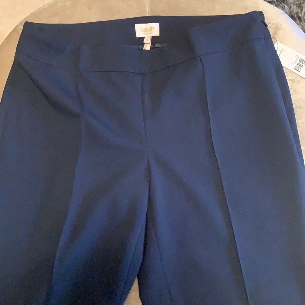 Laundry by Shelli Segal navy dress pants, size 4